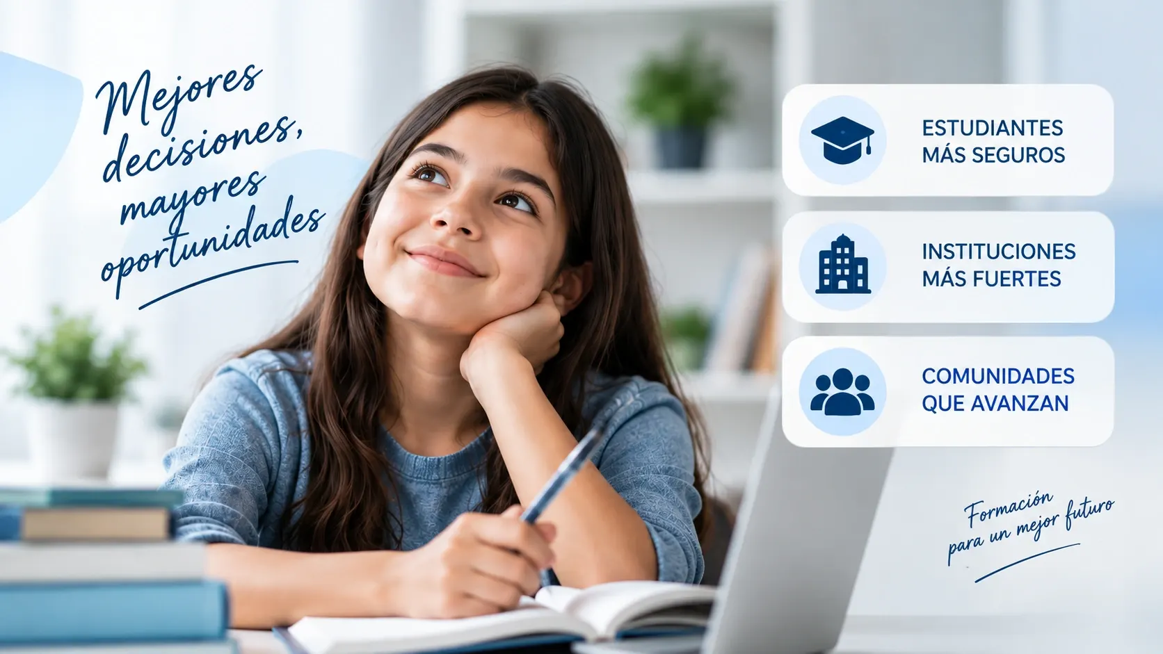 Comunidad educativa en un momento de diálogo y acompañamiento